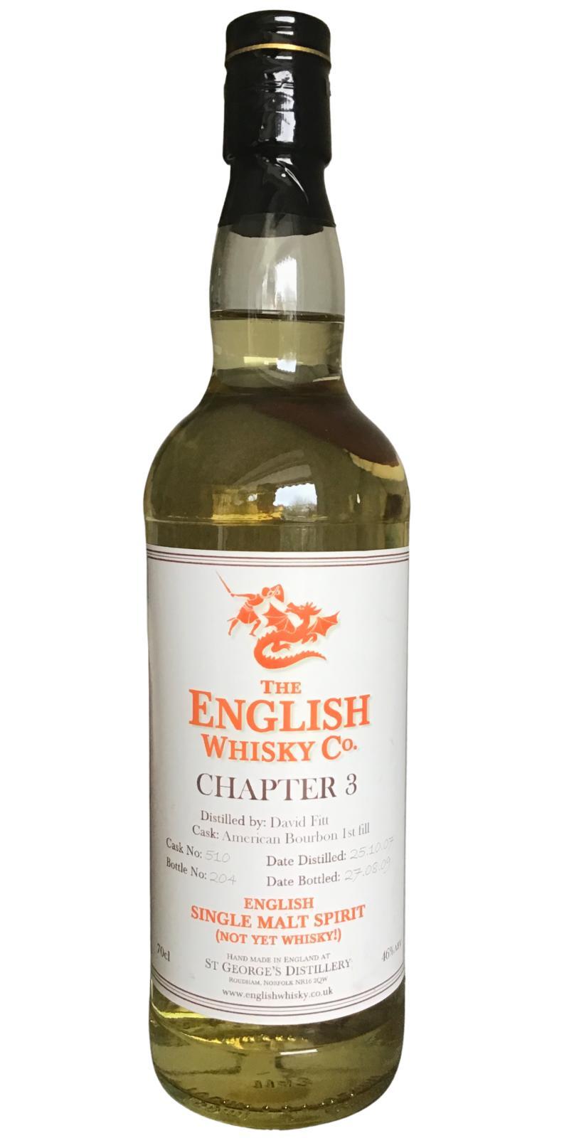 The English Whisky 2007  Chapter 3 Spirit