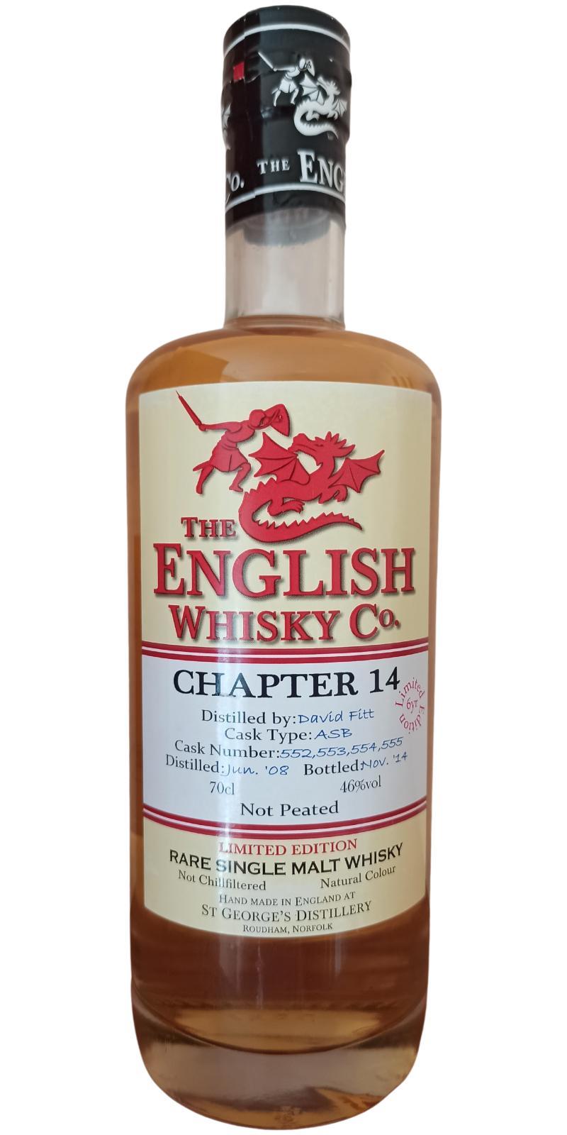 The English Whisky 2008  Chapter 14 - Not Peated