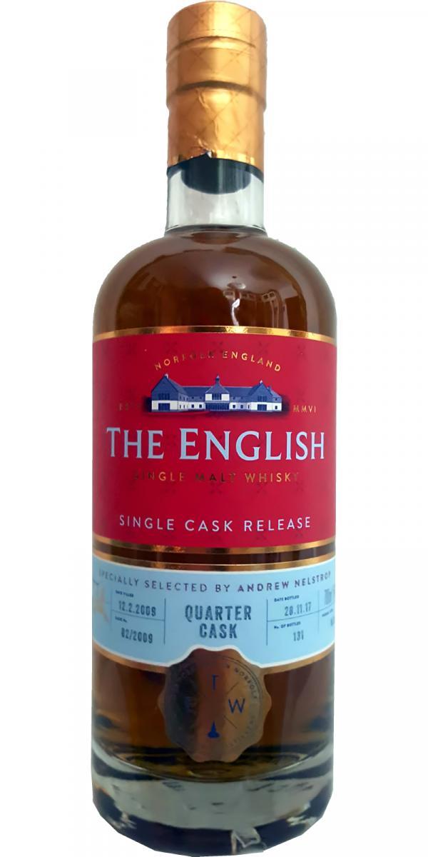 The English Whisky 2009  Single Cask Release