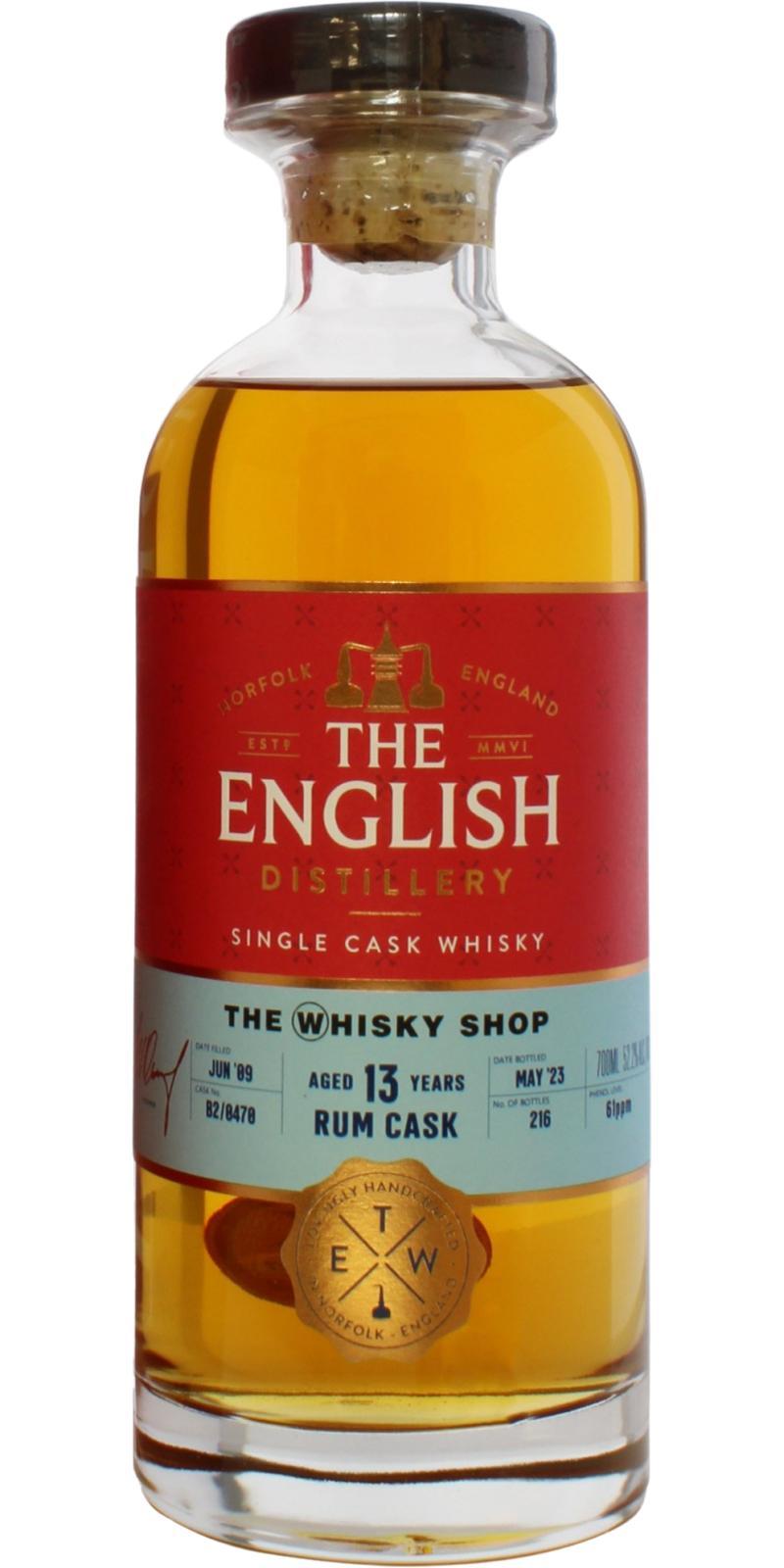 The English Whisky 2009  Single Cask Whisky