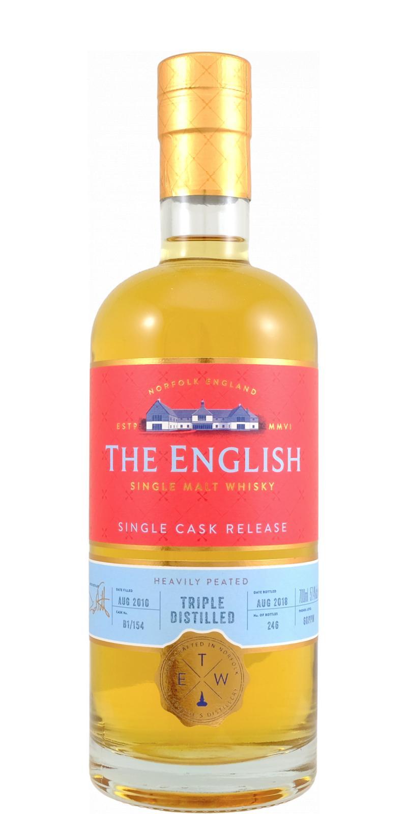 The English Whisky 2010  Single Cask Release
