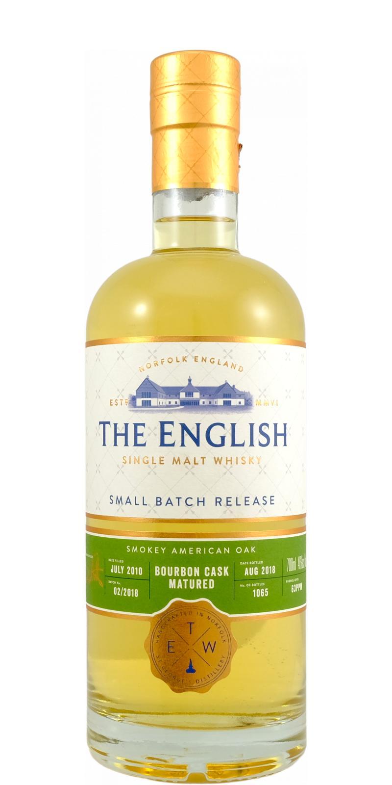 The English Whisky 2010  Small Batch Release