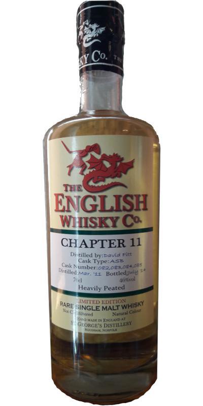 The English Whisky 2011  Chapter 11 - Heavily Peated
