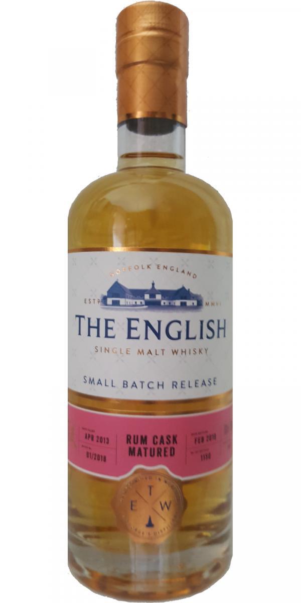 The English Whisky 2013  Small Batch Release