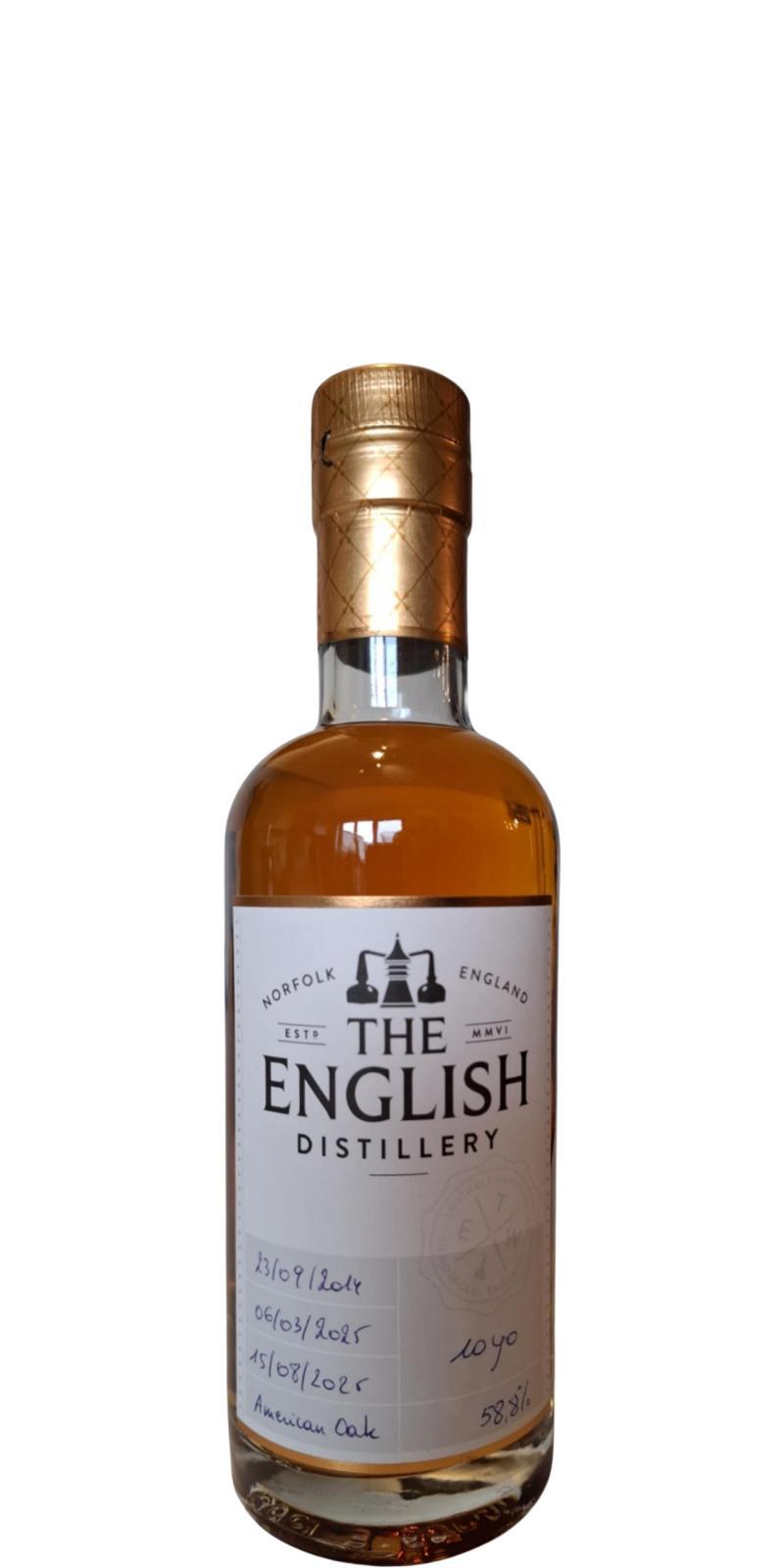 The English Whisky 2014  Handfilled at distillery