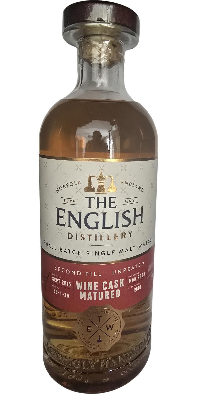The English Whisky 2015  Small Batch Range