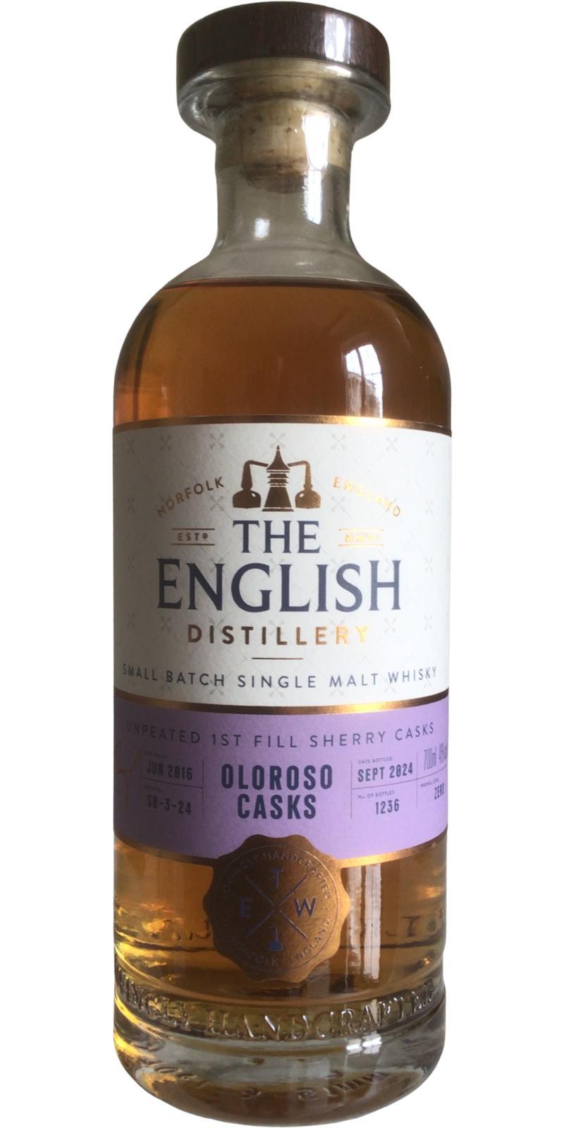 The English Whisky 2016  Small Batch Range
