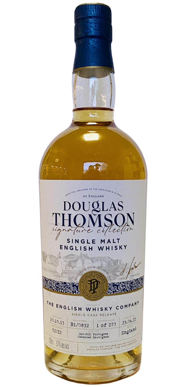 The English Whisky 2013 DoTh  Single Cask Release