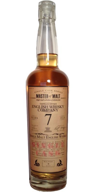 The English Whisky 2008 MoM  Single Cask Series