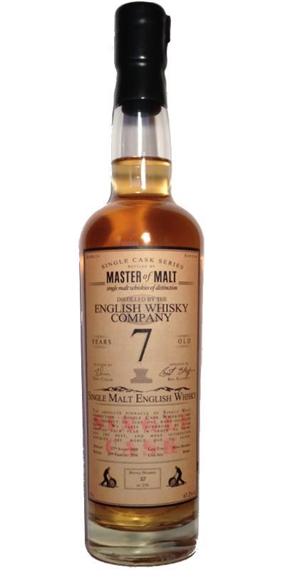 The English Whisky 2008 MoM  Single Cask Series
