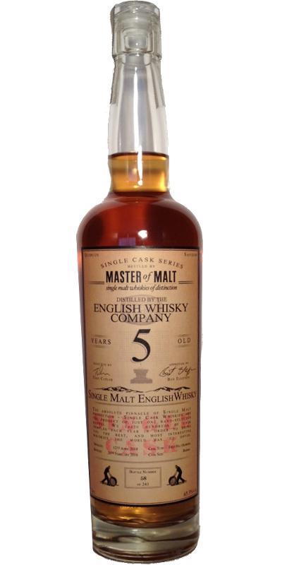 The English Whisky 2010 MoM  Single Cask Series