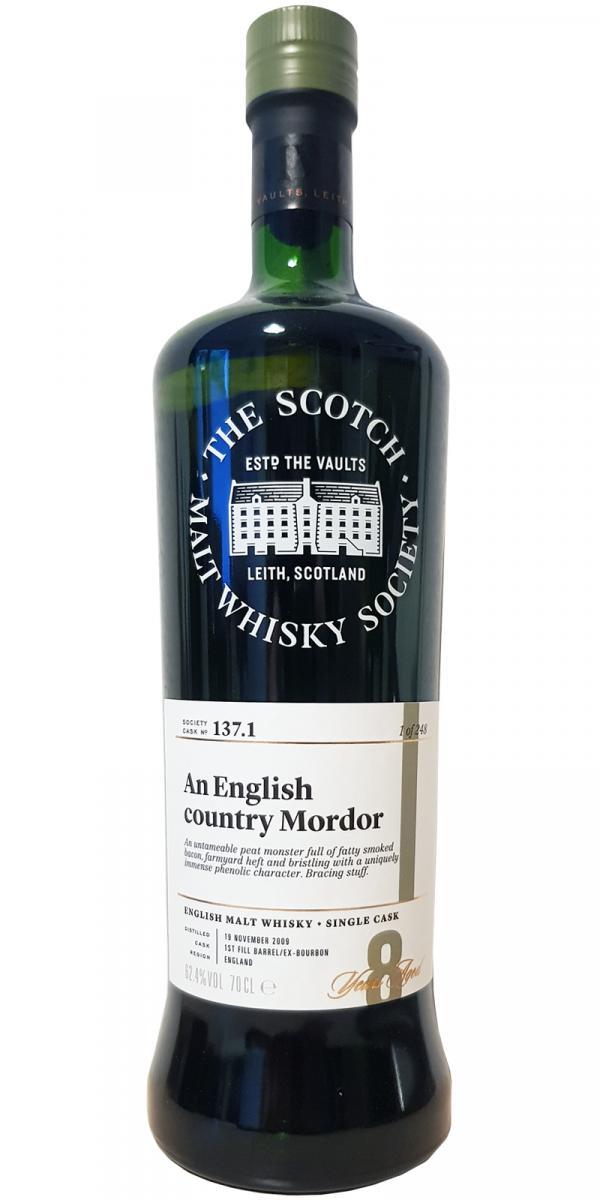 The English Whisky 2009 SMWS 137.1  An English country Mordor