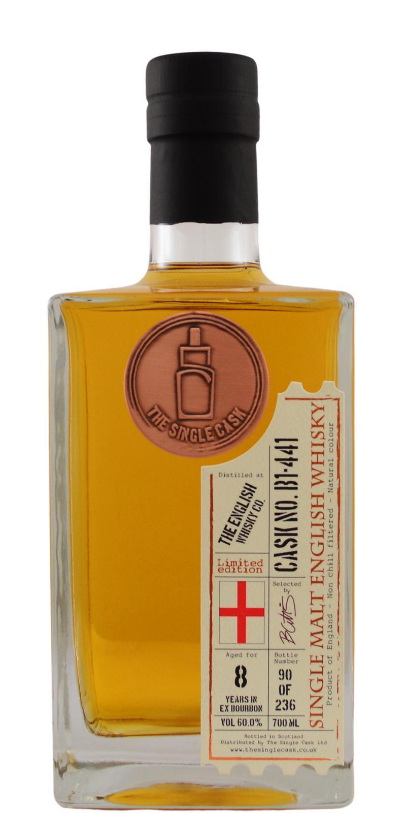The English Whisky 08-year-old TSCL  The Single Cask