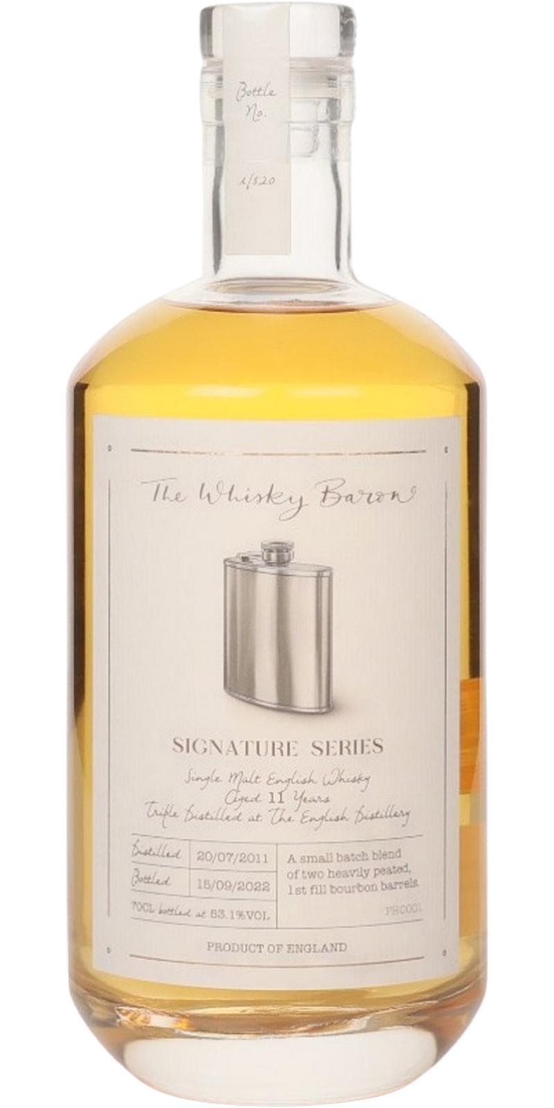 The English Whisky 2011 TWBa  Signature Series
