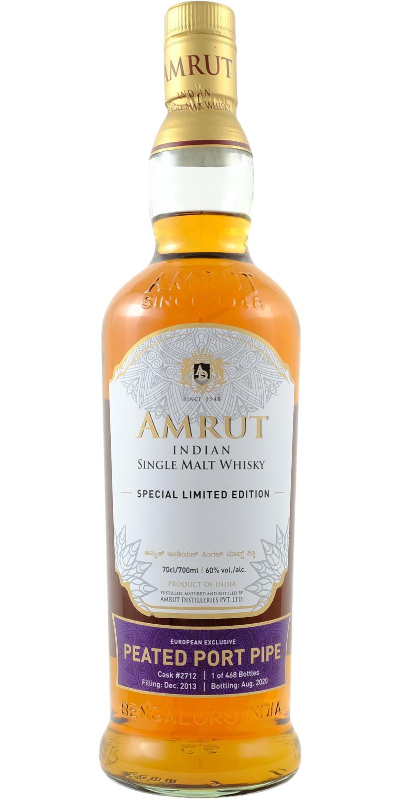 Amrut 2013  Peated Port Pipe