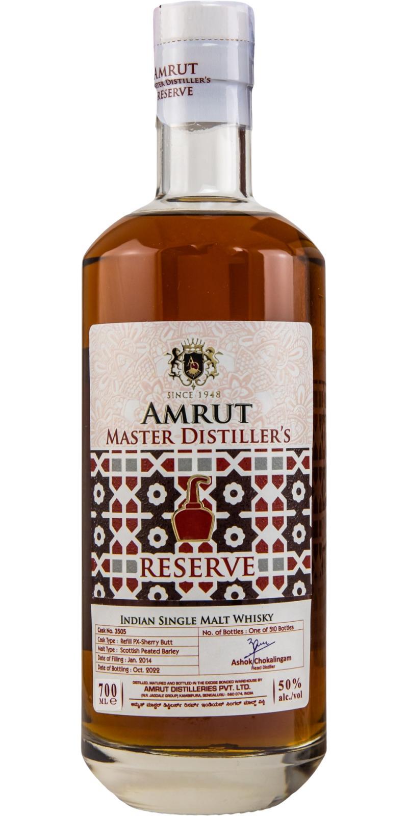 Amrut 2014  Master Distiller's Reserve