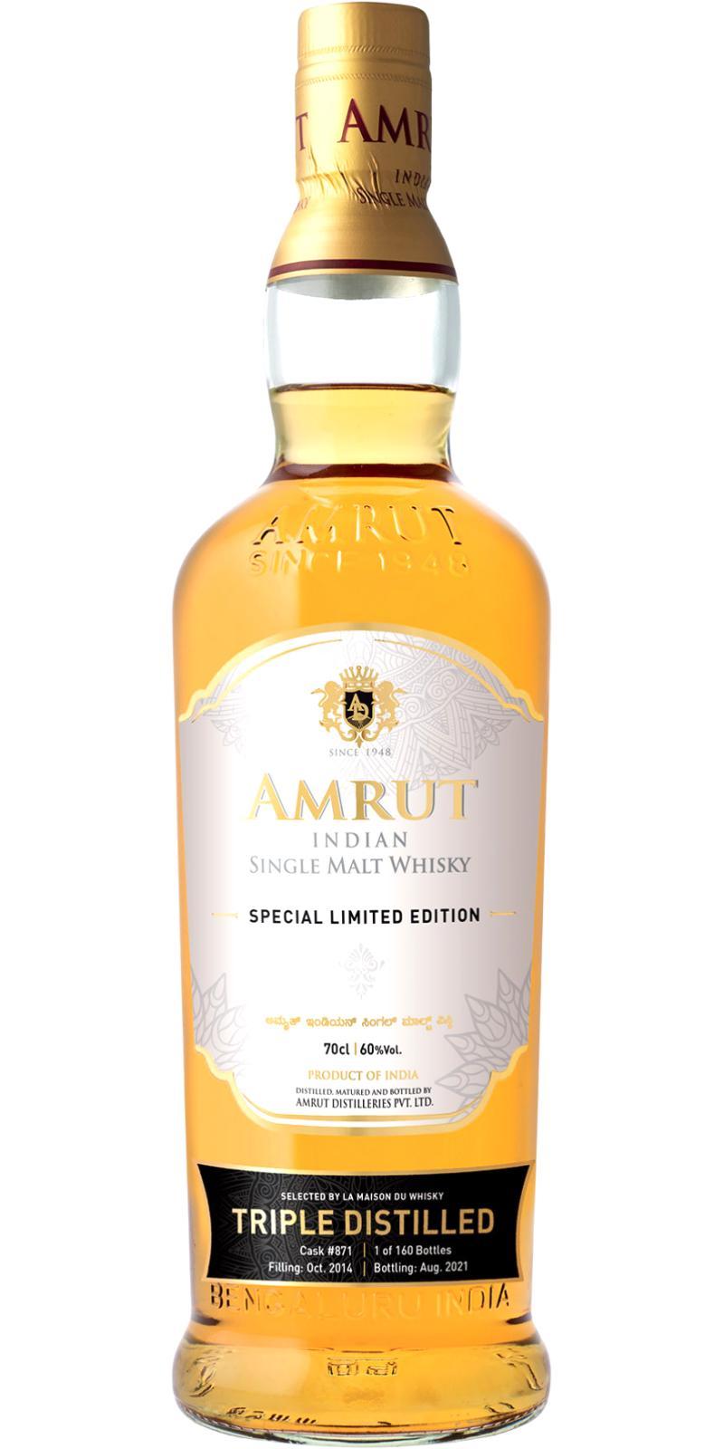 Amrut 2014  Triple Distilled