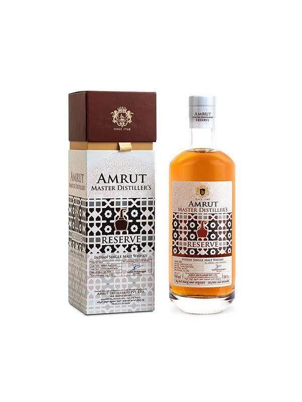 Amrut 2018  Master Distiller's Reserve
