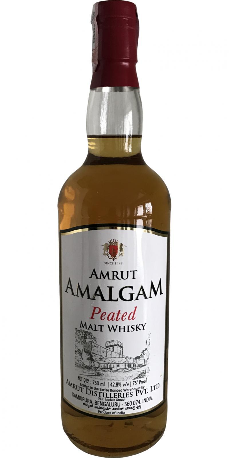 Amrut Amalgam  Peated Malt Whisky