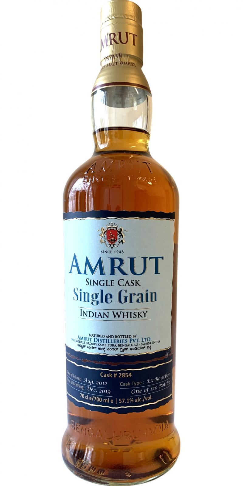 Amrut Single Grain  Single Cask