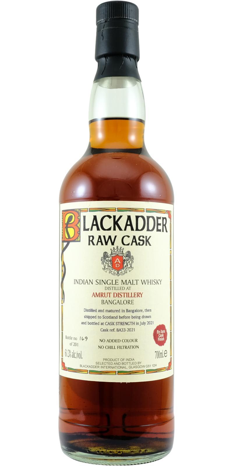 Amrut NAS BA  Raw Cask