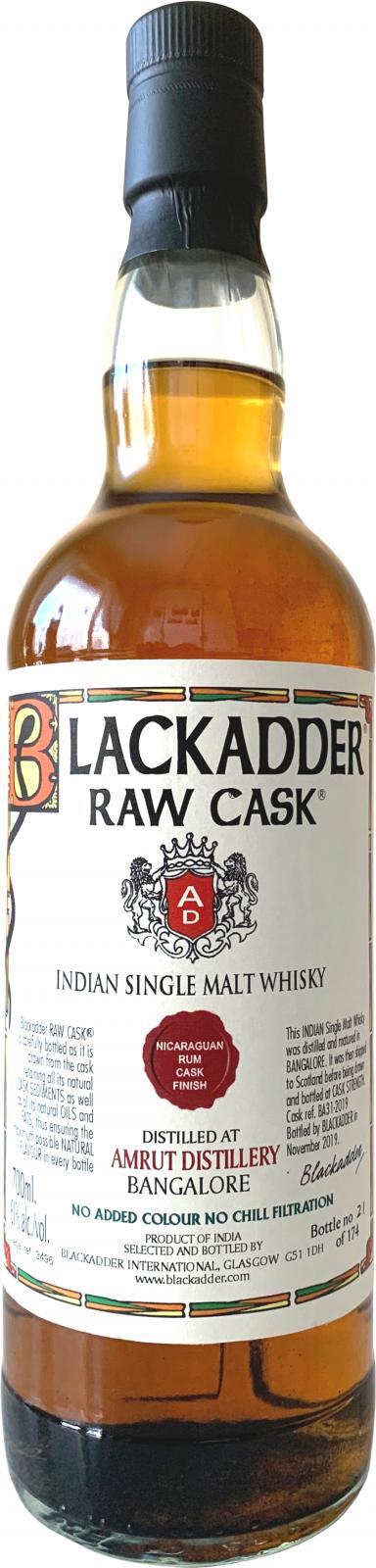 Amrut NAS BA  Raw Cask