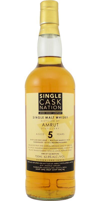 Amrut 2009 JWC  Single Cask Nation