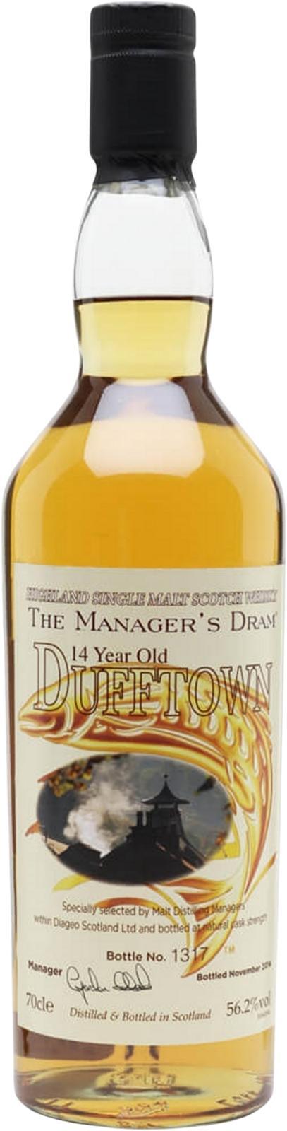Dufftown 14-year-old The Manager's Dram
