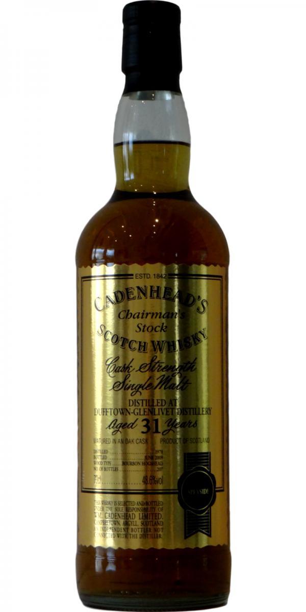 Dufftown 1978 CA Chairman's Stock