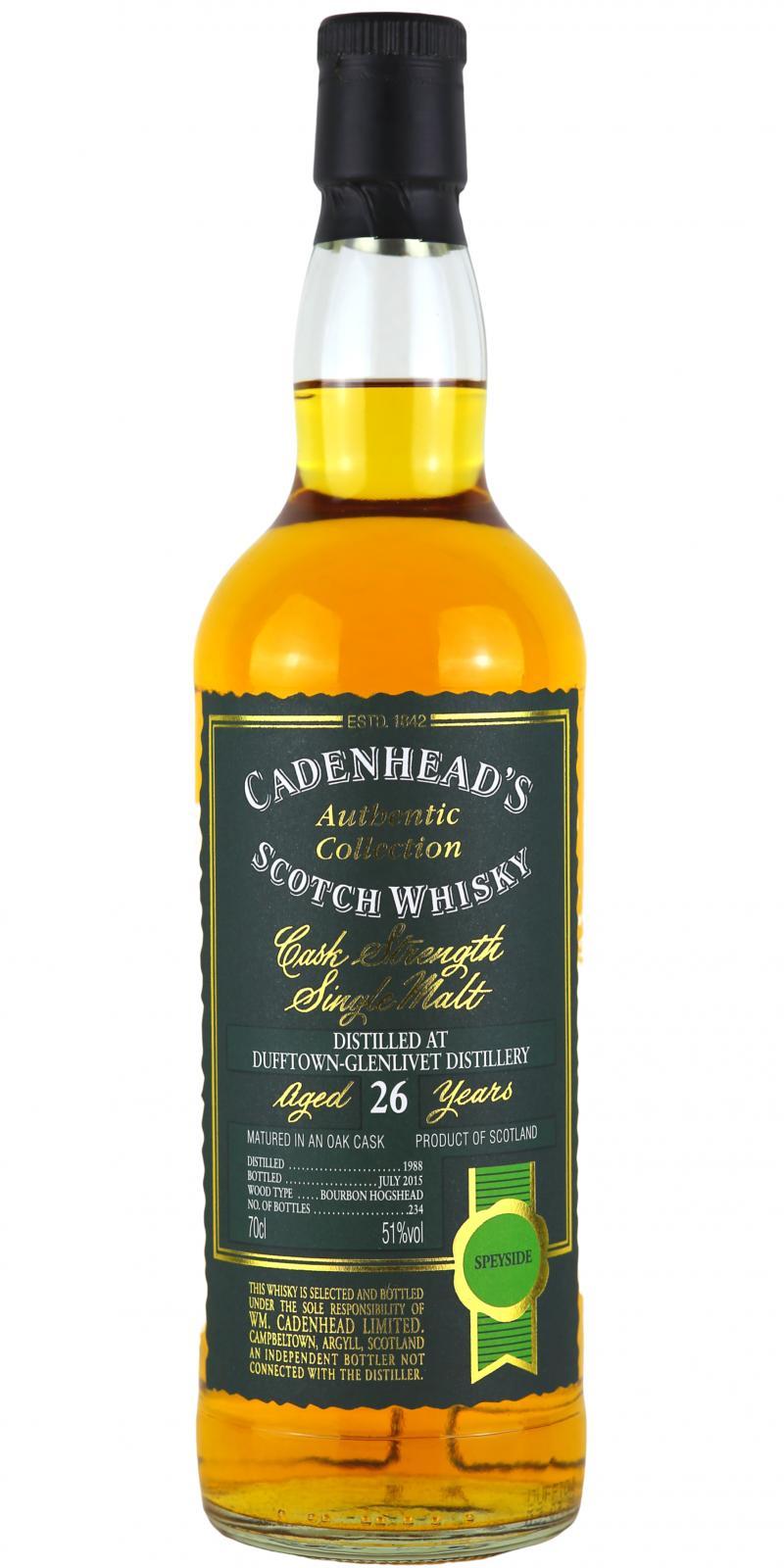 Dufftown 1988 CA Authentic Collection