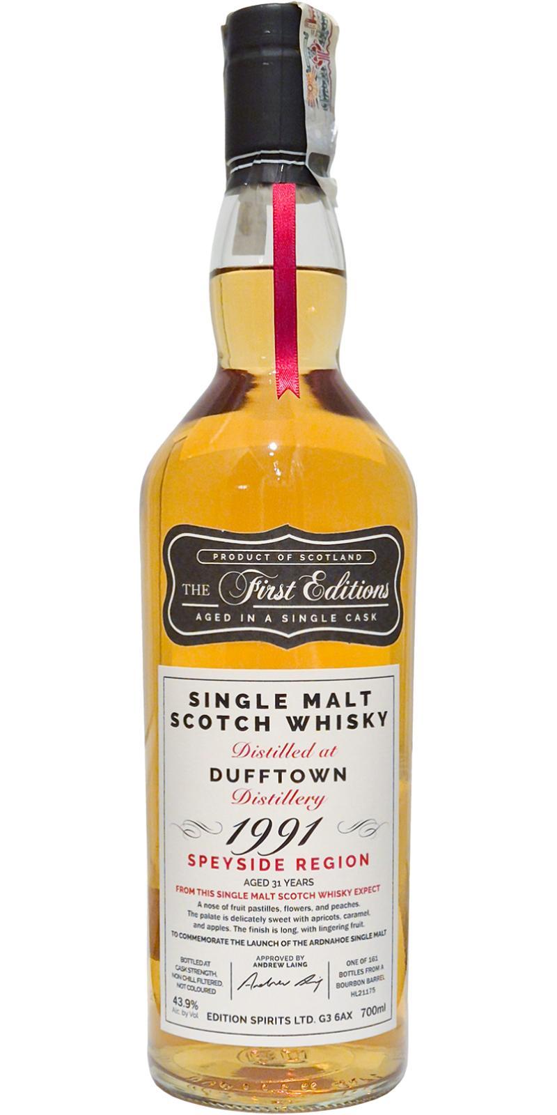 Dufftown 1991 ED The First Editions