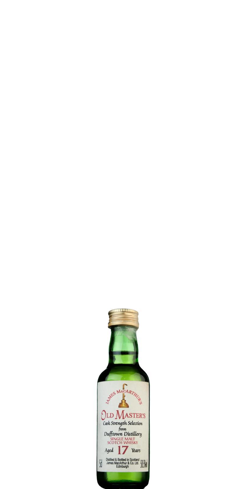 Dufftown 17-year-old JM Old Master's - Cask Strength Selection Miniature