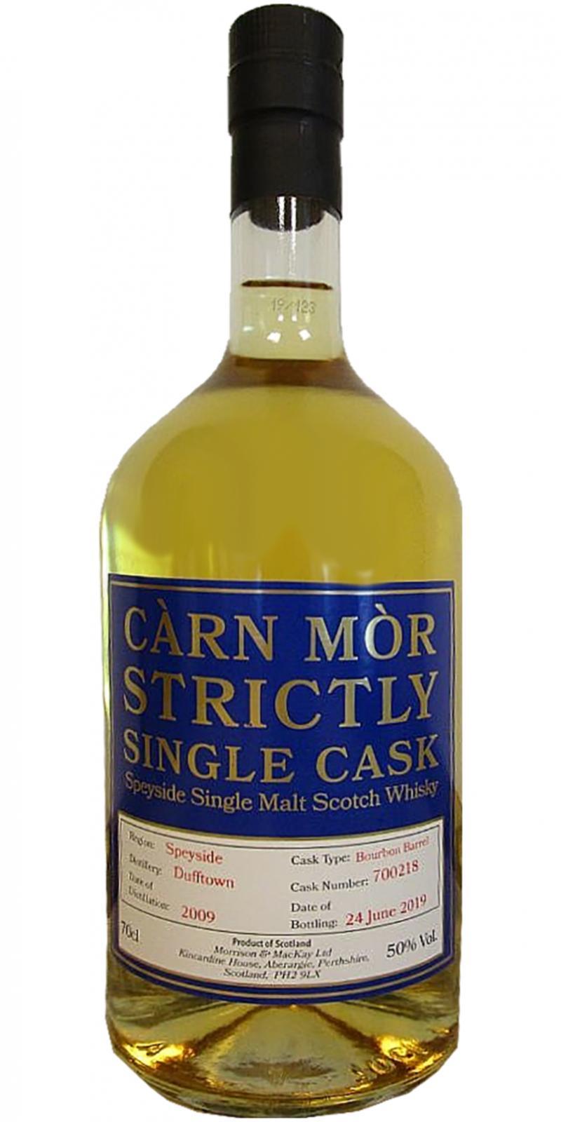Dufftown 2009 MMcK Càrn Mòr - Strictly Single Cask