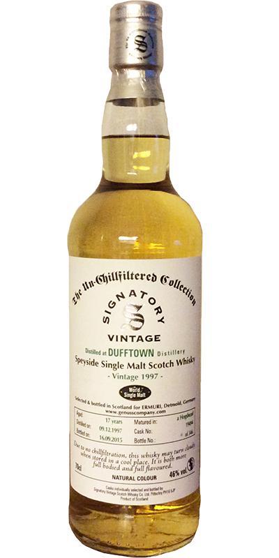Dufftown 1997 SV The Un-Chillfiltered Collection