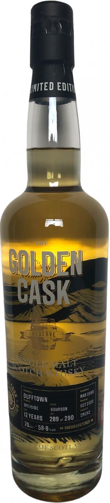 Dufftown 2008 HMcD The Golden Cask