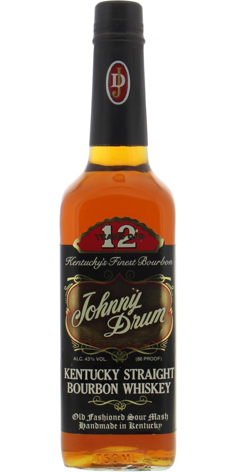 Johnny Drum 12-year-old  Kentucky Straight Bourbon Whiskey