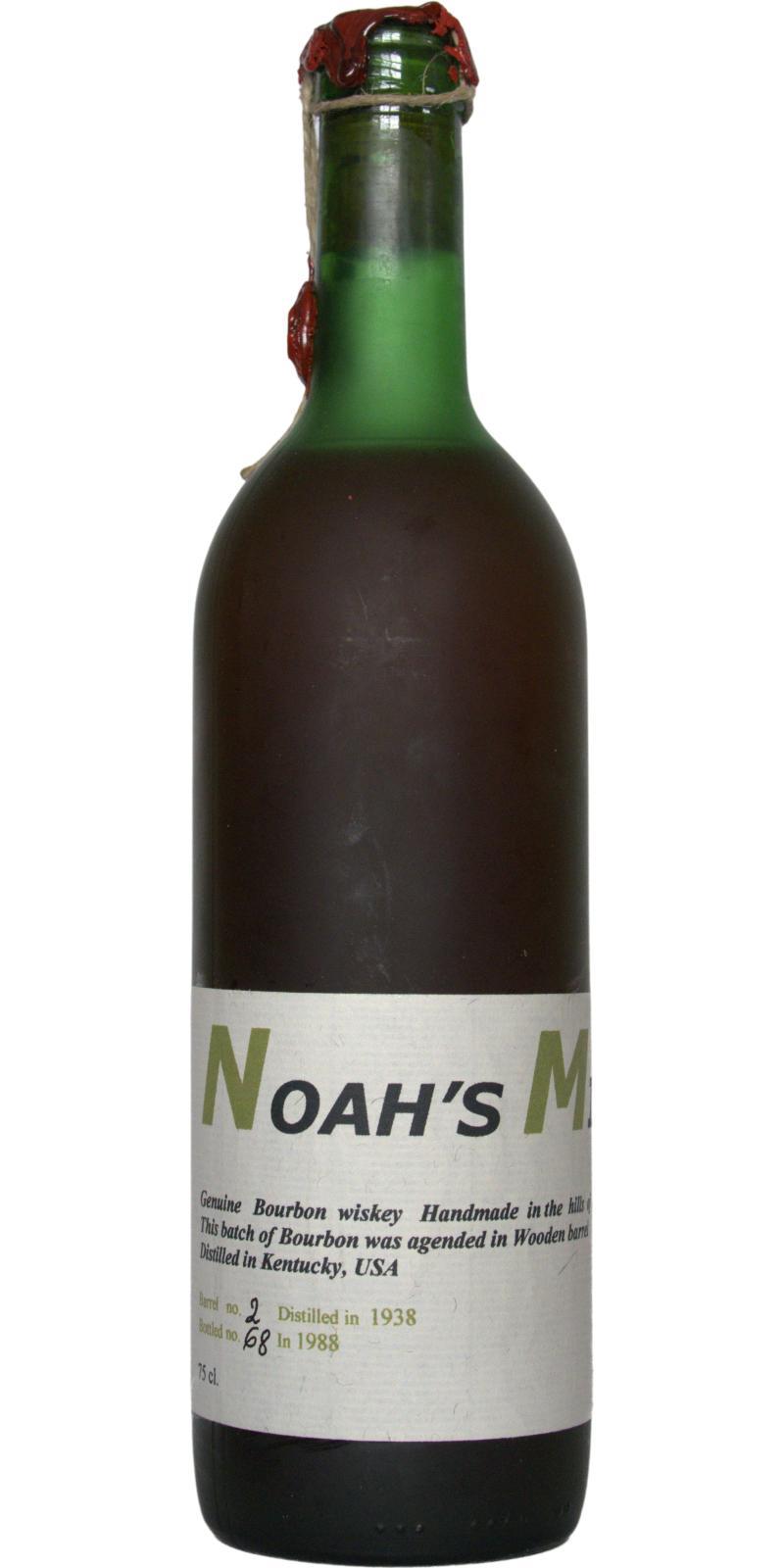 Noah's Mill 1938  genuine Bourbon