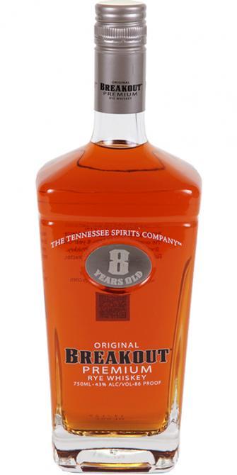 Tennessee Spirits Company Breakout  Premium Rye Whiskey