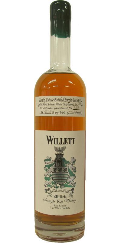 Willett 03-year-old  Family Estate Bottled Single Barrel Rye