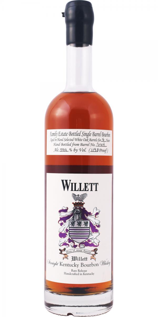 Willett 04-year-old  Family Estate Bottled Single Barrel Bourbon