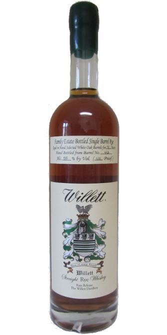 Willett 04-year-old  Family Estate Bottled Single Barrel Rye