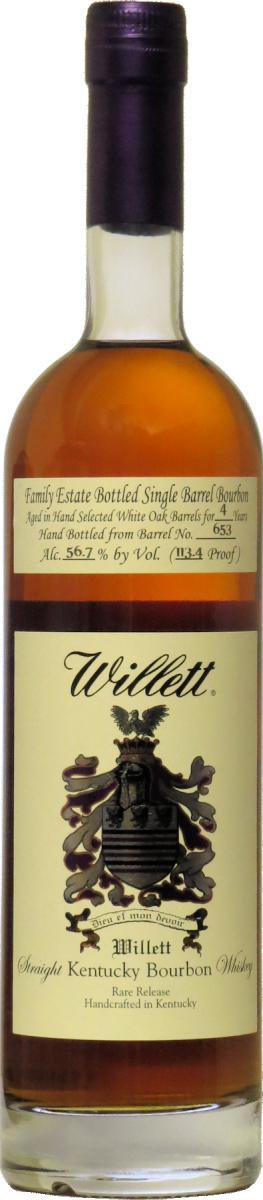 Willett 04-year-old  Family Estate Bottled Single Barrel Bourbon