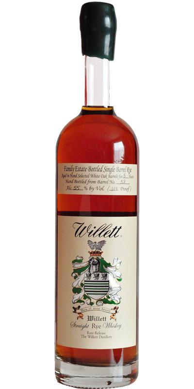 Willett 05-year-old  Family Estate Bottled Single Barrel Rye