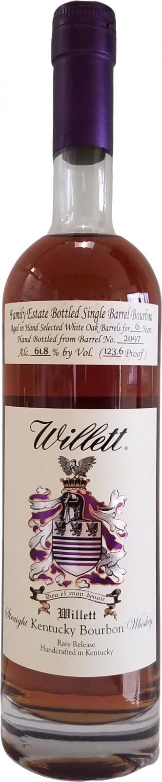 Willett 06-year-old  Family Estate Bottled Single Barrel Bourbon