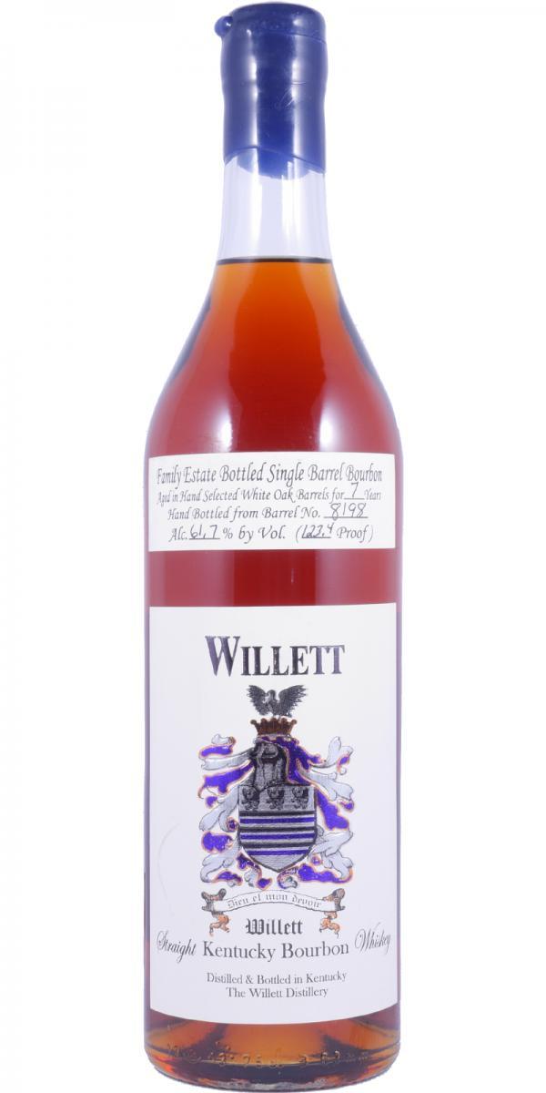 Willett 07-year-old  Family Estate Bottled Single Barrel Bourbon