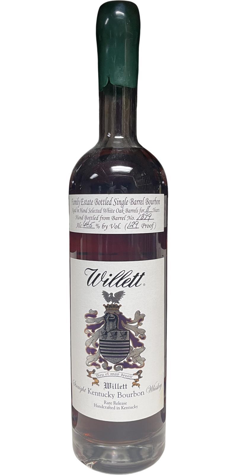Willett 08-year-old  Family Estate Bottled Single Barrel Bourbon