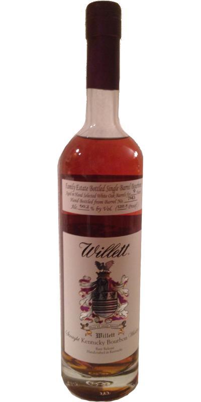 Willett 09-year-old  Family Estate Bottled Single Barrel Bourbon