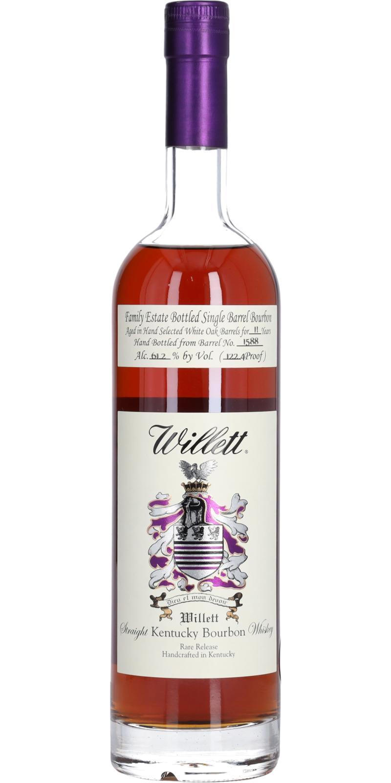 Willett 11-year-old  Family Estate Bottled Single Barrel Bourbon