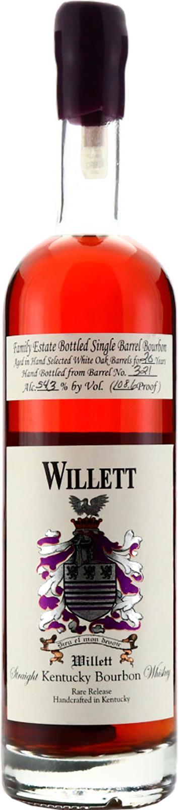 Willett 20-year-old  Family Estate Bottled Single Barrel Bourbon
