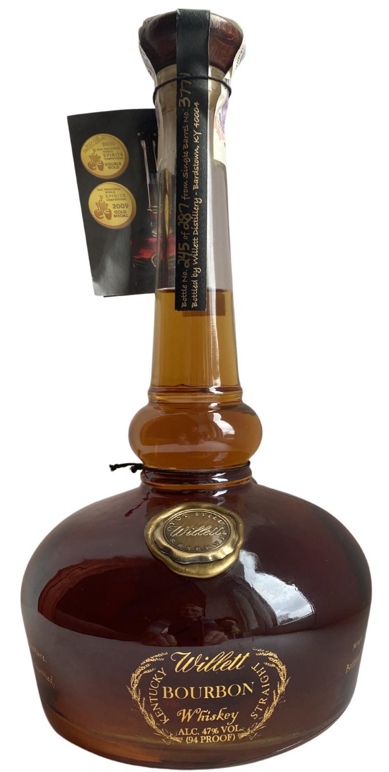 Willett Pot Still Reserve  94 proof - Glass decanter